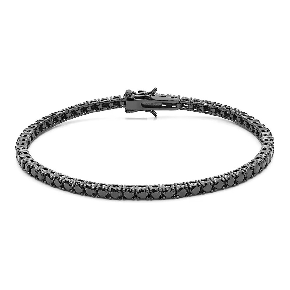 Bracciale Tennis uomo Argento 925 gioiello Comete [ee16aae8]