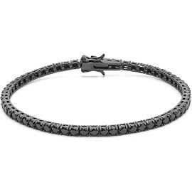 Bracciale Tennis uomo Argento 925 gioiello Comete [ee16aae8]